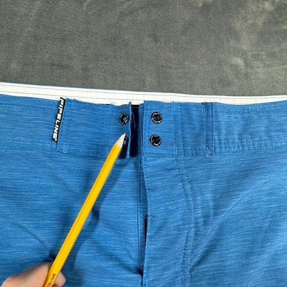 Pipeline Board Shorts Swim Trunks Mens 42 Tropical Blue,Orange,White Surfing Sun - Picture 6 of 8